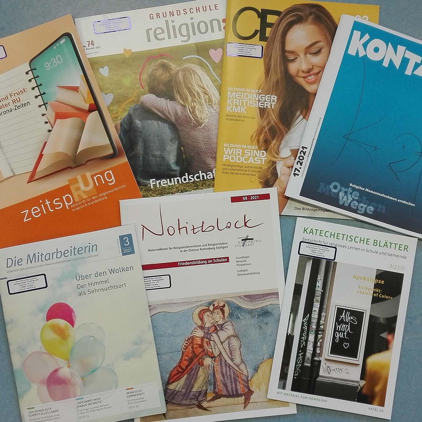 Eine Auswahl unserer aktuell abonnierten Zeitschriften