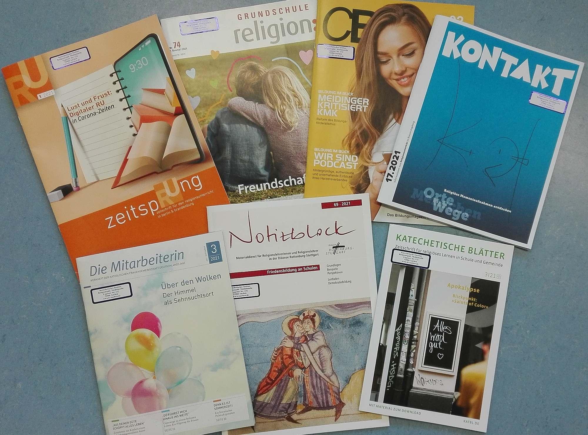 Eine Auswahl unserer aktuell abonnierten Zeitschriften (c) Ki Aachen