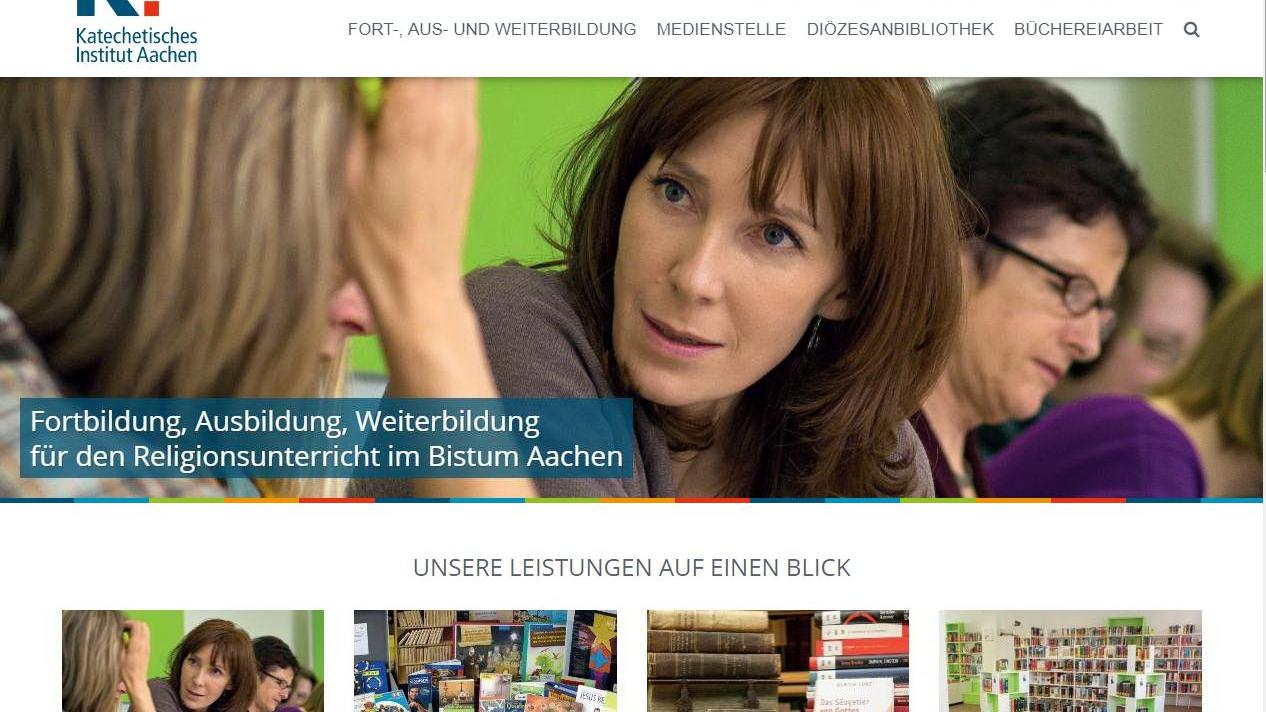 Startseite KI Aachen neuer Internetauftritt